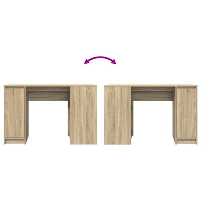 Scrivania Rovere Sonoma 120x42x76 cm in Legno Multistrato | homemem39