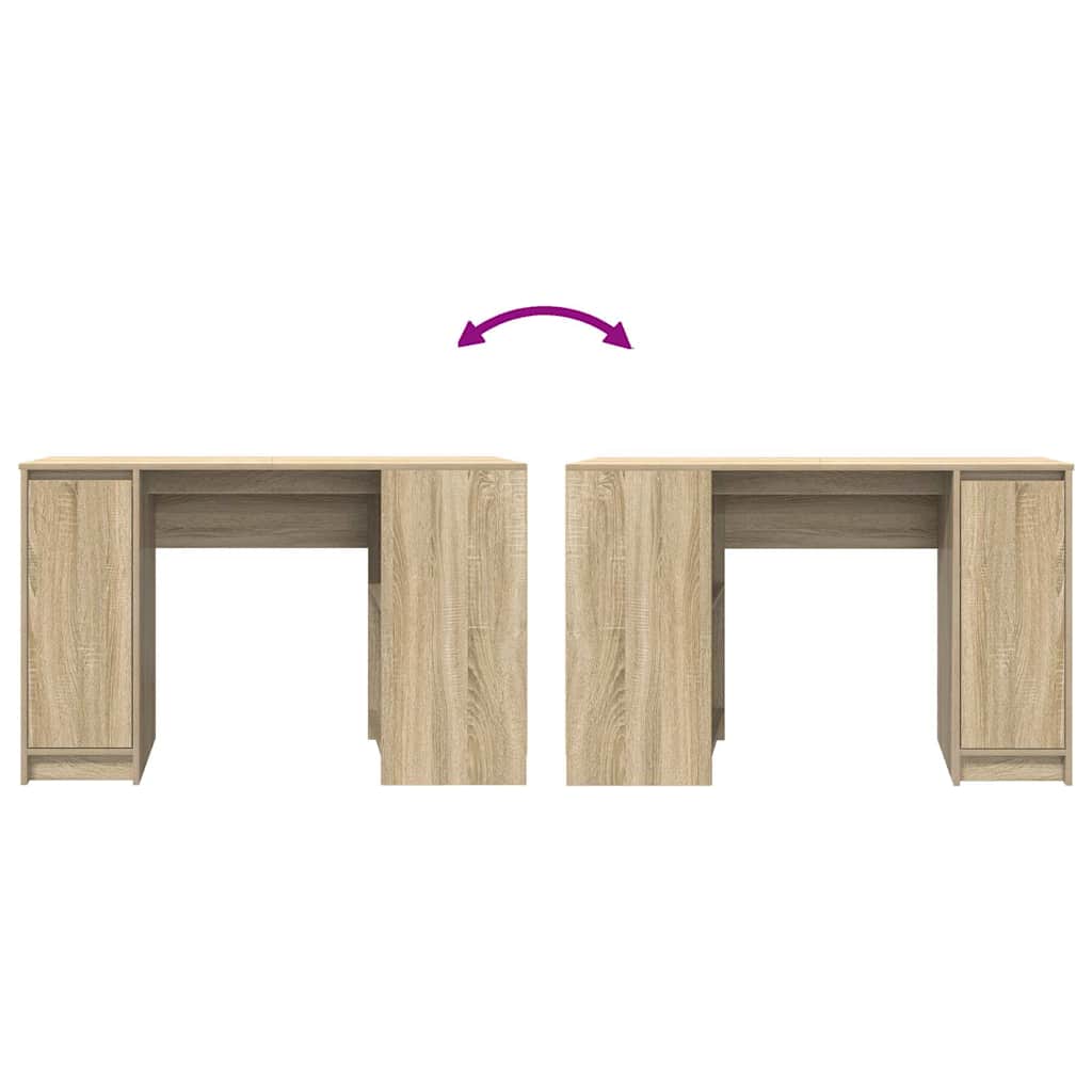 Scrivania Rovere Sonoma 120x42x76 cm in Legno Multistrato