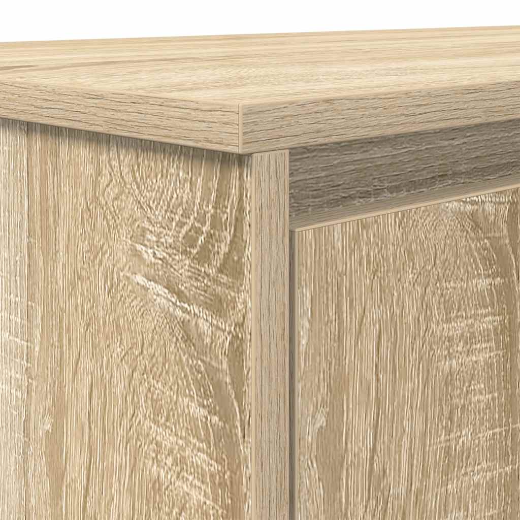 Scrivania Rovere Sonoma 120x42x76 cm in Legno Multistrato - homemem39