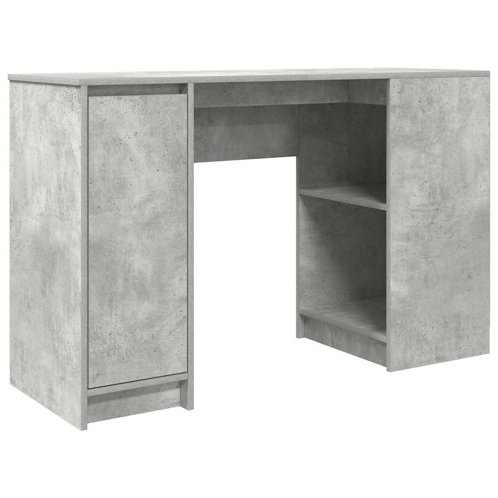 Scrivania Grigio Cemento 120x42x76 cm in Legno Multistrato | homemem39