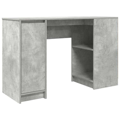 Scrivania Grigio Cemento 120x42x76 cm in Legno Multistrato | homemem39
