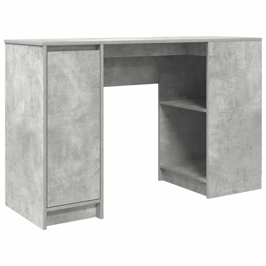 Scrivania Grigio Cemento 120x42x76 cm in Legno Multistrato - homemem39