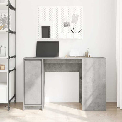 Scrivania Grigio Cemento 120x42x76 cm in Legno Multistrato