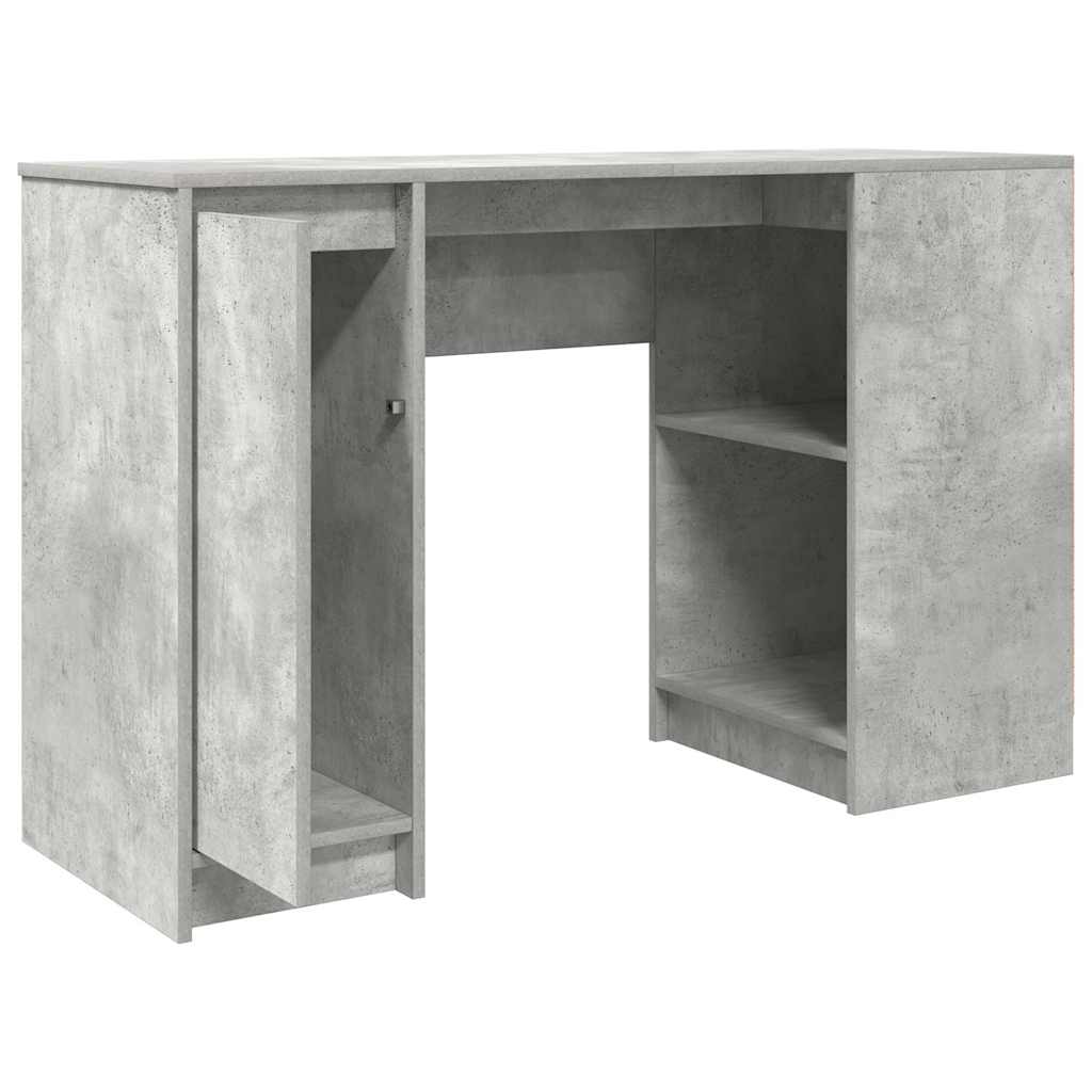 Scrivania Grigio Cemento 120x42x76 cm in Legno Multistrato - homemem39