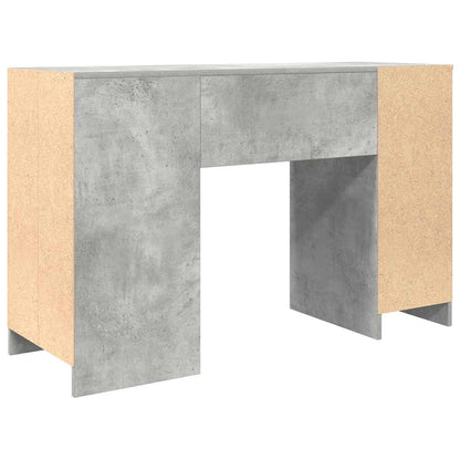 Scrivania Grigio Cemento 120x42x76 cm in Legno Multistrato | homemem39