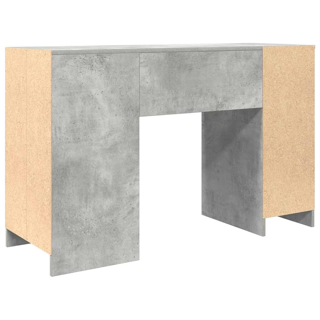 Scrivania Grigio Cemento 120x42x76 cm in Legno Multistrato - homemem39