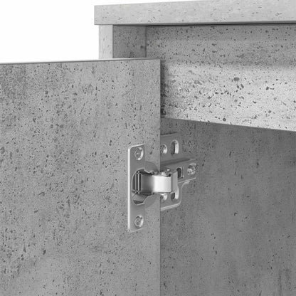 Scrivania Grigio Cemento 120x42x76 cm in Legno Multistrato | homemem39