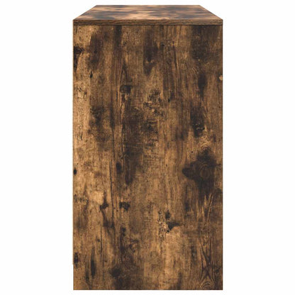 Scrivania Rovere Fumo 120x42x76 cm in Legno Multistrato | homemem39