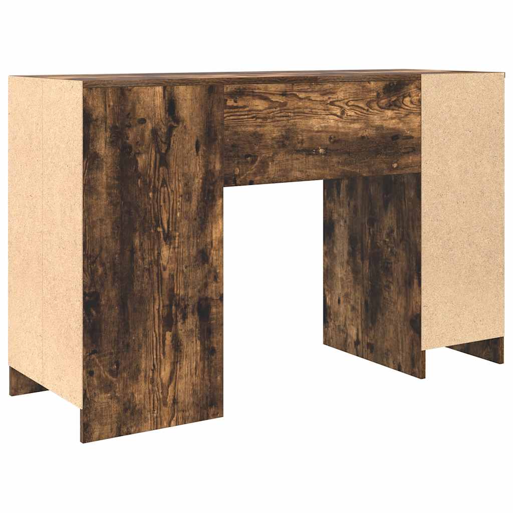 Scrivania Rovere Fumo 120x42x76 cm in Legno Multistrato - homemem39