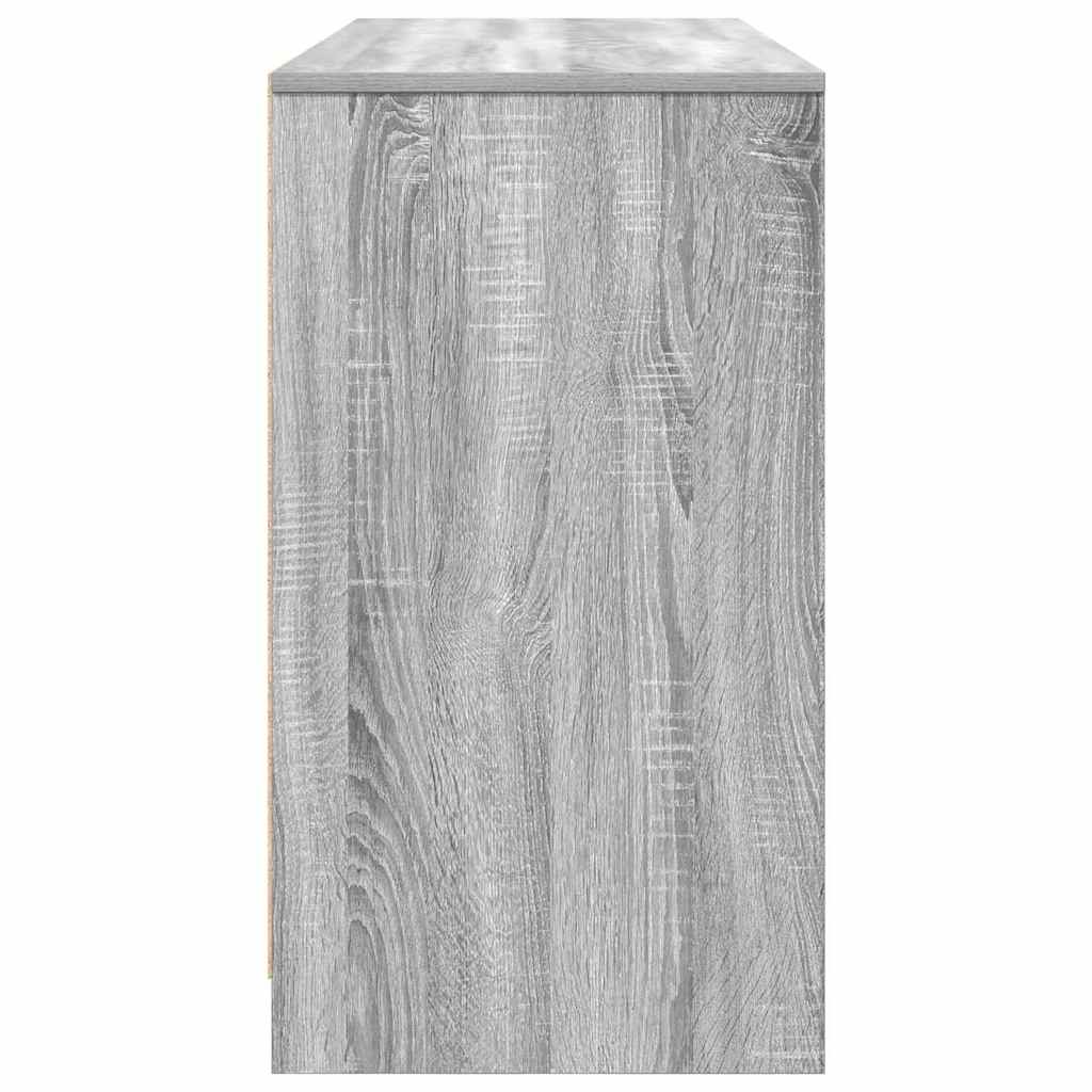 Scrivania Grigio Sonoma 120x42x76 cm in Legno Multistrato - homemem39