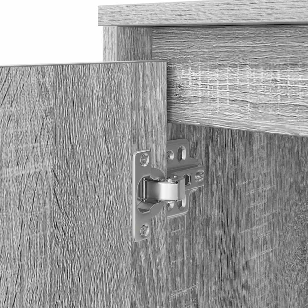 Scrivania Grigio Sonoma 120x42x76 cm in Legno Multistrato - homemem39