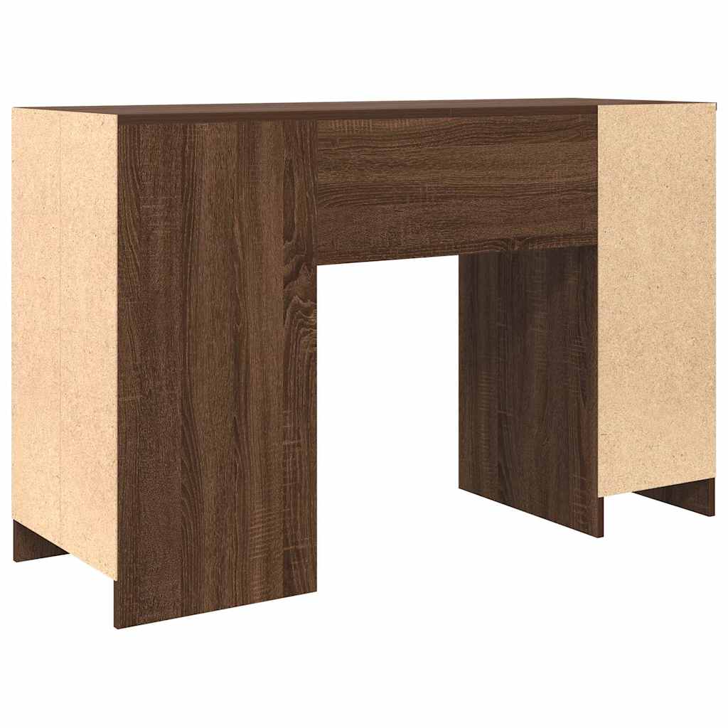 Scrivania Rovere Marrone 120x42x76 cm in Legno Multistrato | homemem39