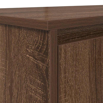 Scrivania Rovere Marrone 120x42x76 cm in Legno Multistrato | homemem39