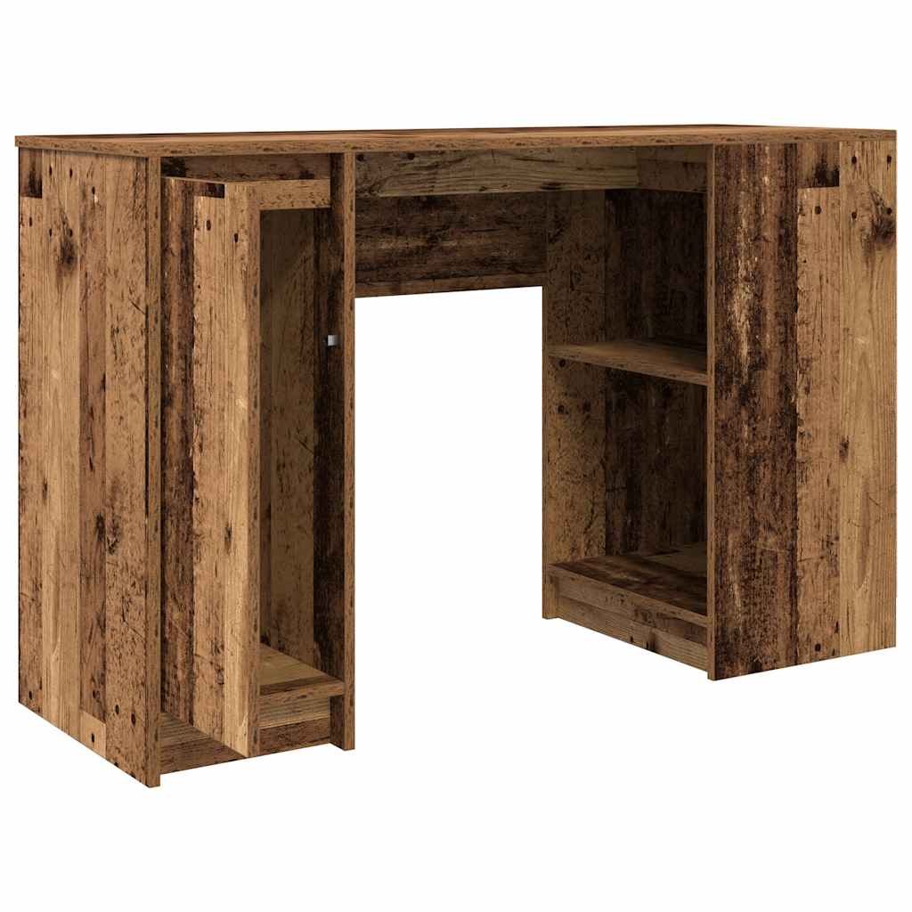 Scrivania Legno Antico 120x42x76 cm in Legno Multistrato - homemem39