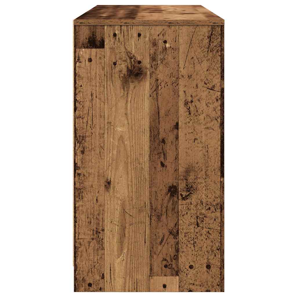 Scrivania Legno Antico 120x42x76 cm in Legno Multistrato - homemem39