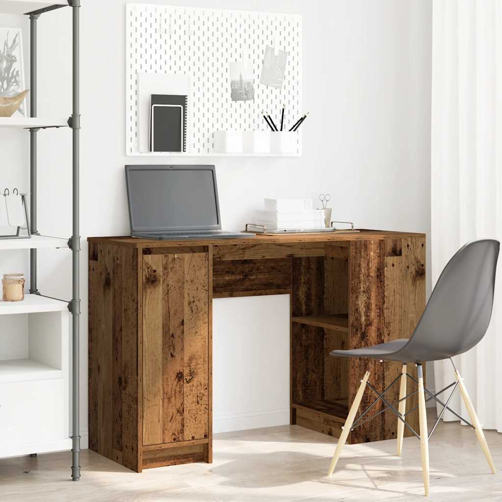 Scrivania Legno Antico 120x42x76 cm in Legno Multistrato