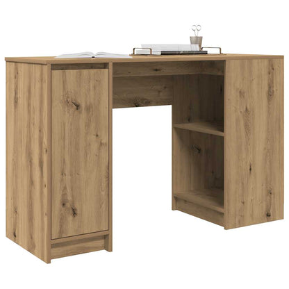 Scrivania Rovere Artigianale 120x42x76 cm in Legno Multistrato