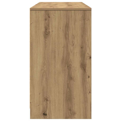 Scrivania Rovere Artigianale 120x42x76 cm in Legno Multistrato