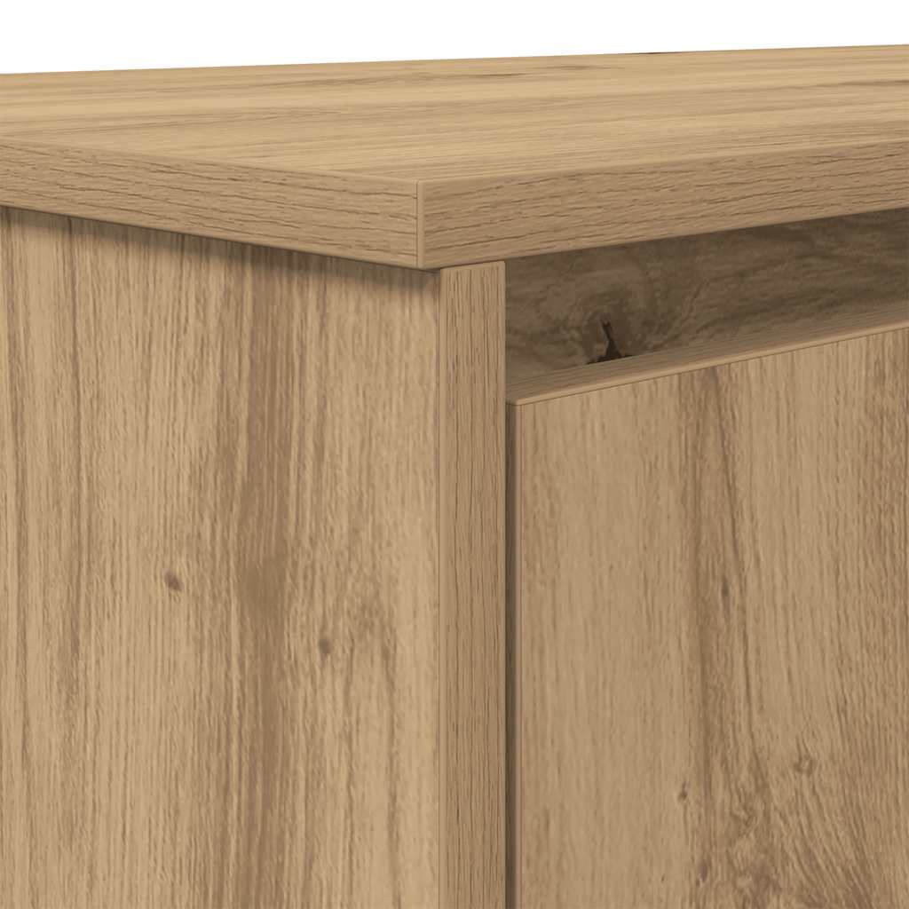Scrivania Rovere Artigianale 120x42x76 cm in Legno Multistrato