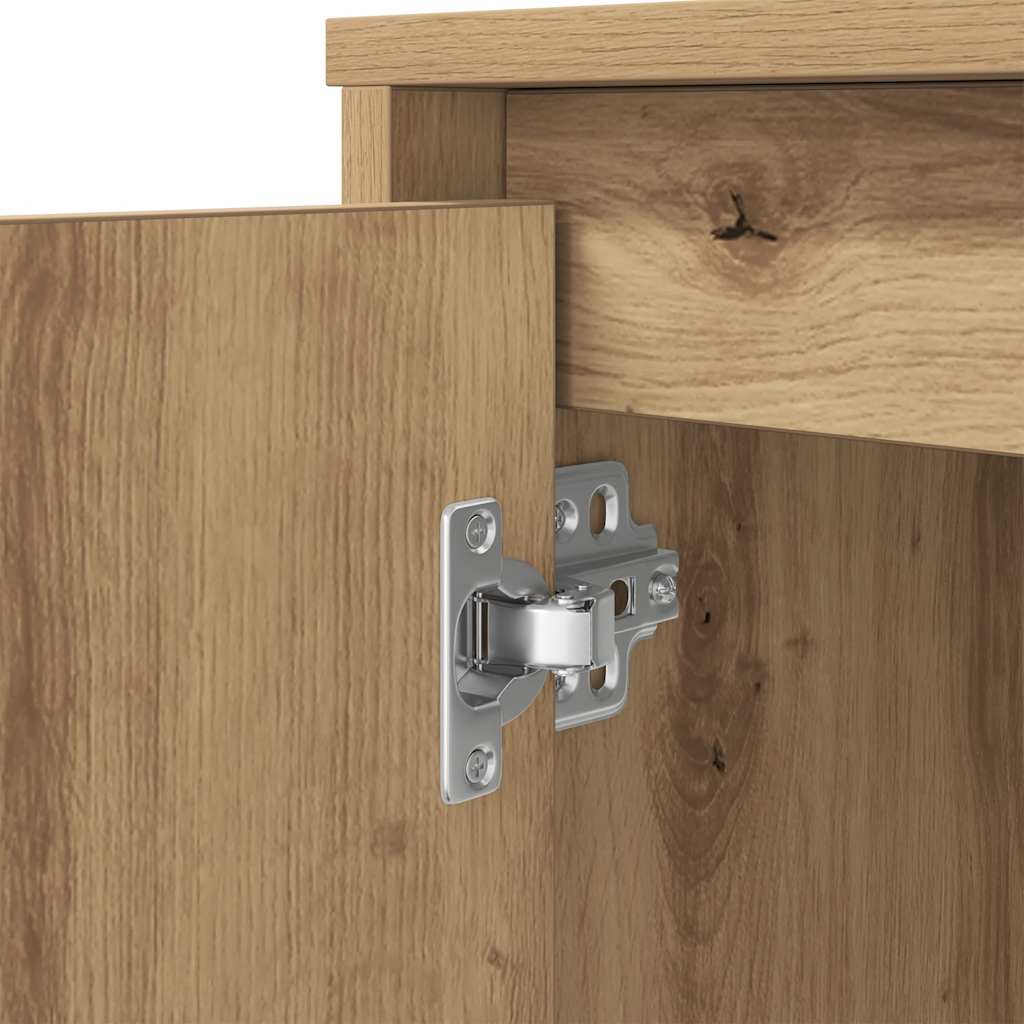 Scrivania Rovere Artigianale 120x42x76 cm in Legno Multistrato | homemem39