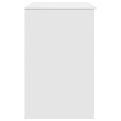 Scrivania Bianca 86x49x76 cm in Legno Multistrato