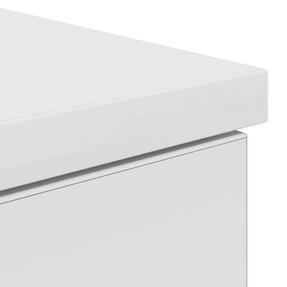 Scrivania Bianca 86x49x76 cm in Legno Multistrato | homemem39