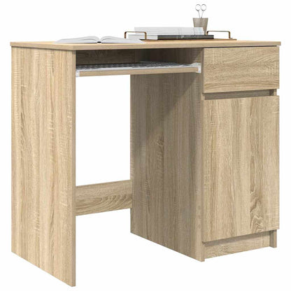 Scrivania Rovere Sonoma 86x49x76 cm in Legno Multistrato