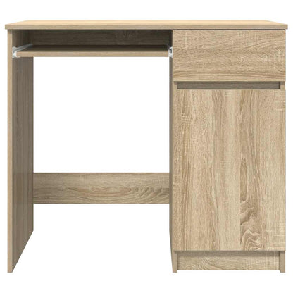Scrivania Rovere Sonoma 86x49x76 cm in Legno Multistrato - homemem39