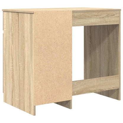 Scrivania Rovere Sonoma 86x49x76 cm in Legno Multistrato - homemem39