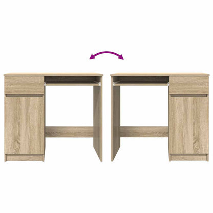 Scrivania Rovere Sonoma 86x49x76 cm in Legno Multistrato | homemem39