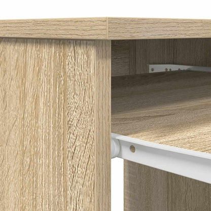 Scrivania Rovere Sonoma 86x49x76 cm in Legno Multistrato | homemem39