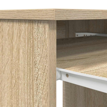 Scrivania Rovere Sonoma 86x49x76 cm in Legno Multistrato - homemem39