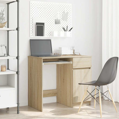 Scrivania Rovere Sonoma 86x49x76 cm in Legno Multistrato
