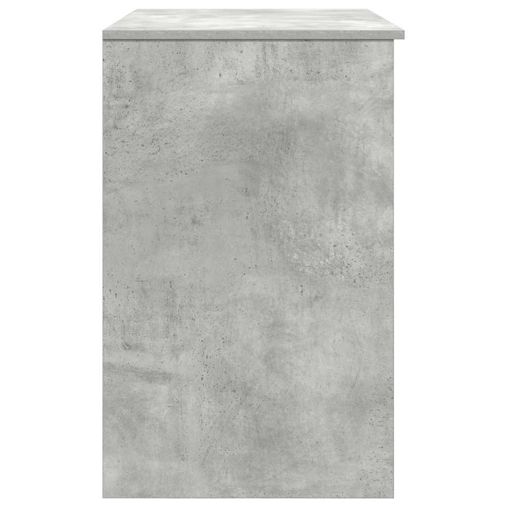 Scrivania Grigio Cemento 86x49x76 cm in Legno Multistrato - homemem39