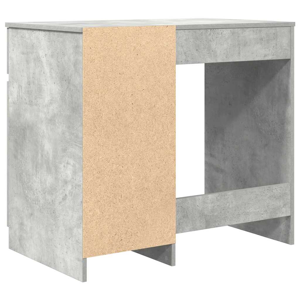 Scrivania Grigio Cemento 86x49x76 cm in Legno Multistrato