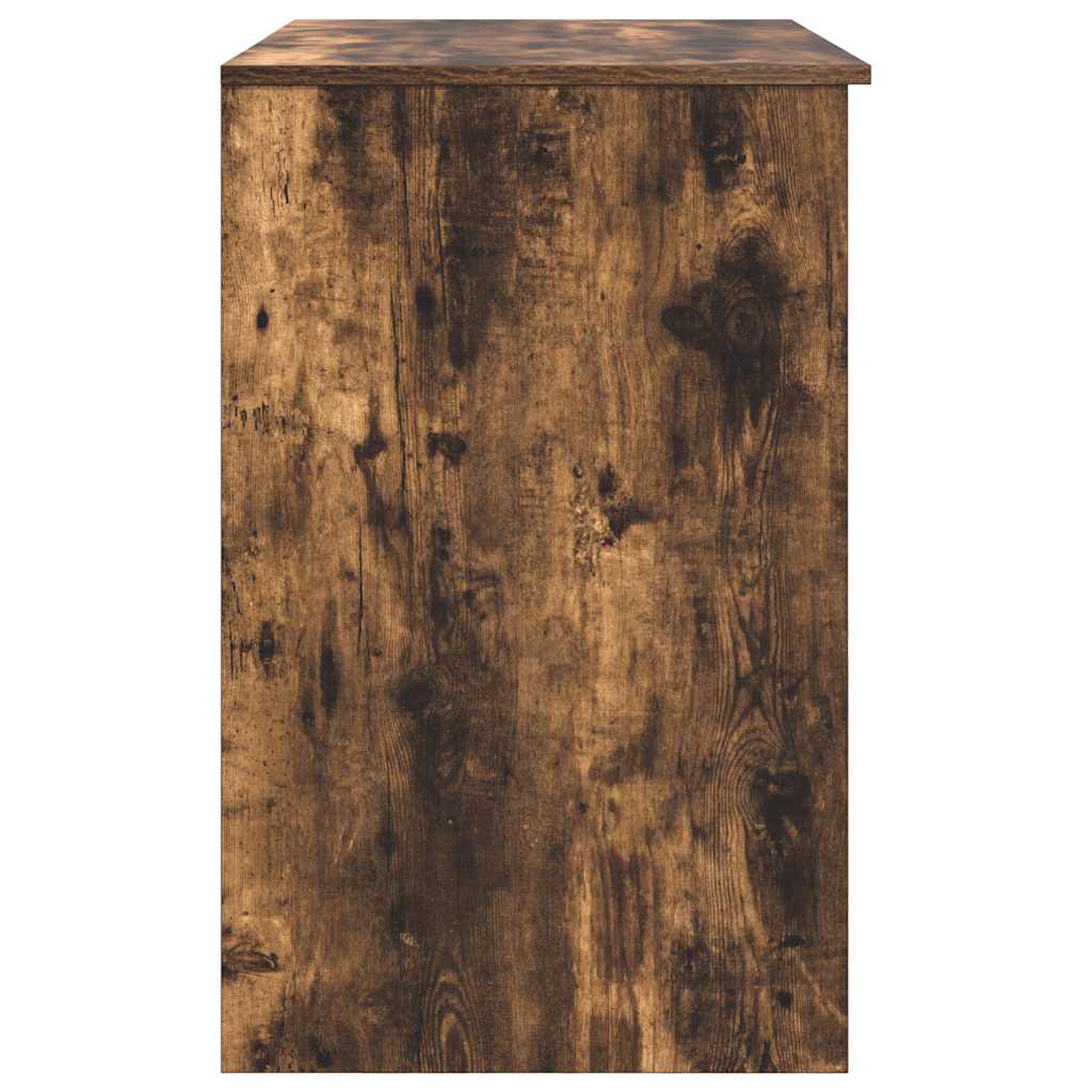 Scrivania Rovere Fumo 86x49x76 cm in Legno Multistrato - homemem39