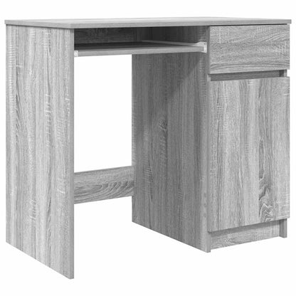 Scrivania Grigio Sonoma 86x49x76 cm in Legno Multistrato - homemem39