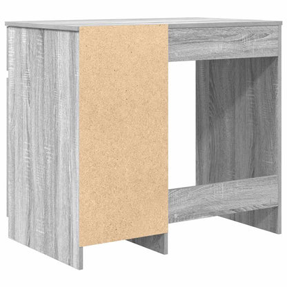Scrivania Grigio Sonoma 86x49x76 cm in Legno Multistrato - homemem39