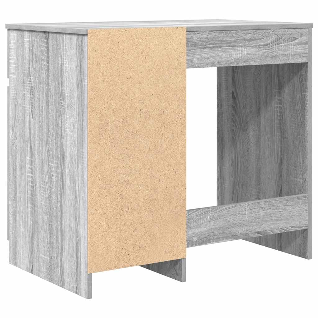 Scrivania Grigio Sonoma 86x49x76 cm in Legno Multistrato