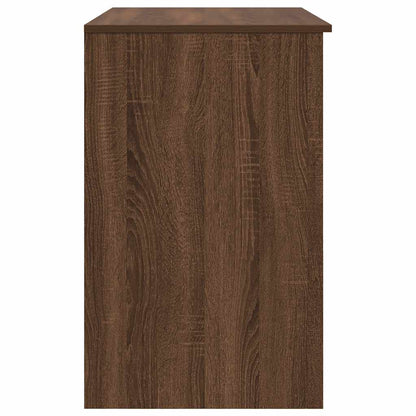 Scrivania Rovere Marrone 86x49x76 cm in Legno Multistrato
