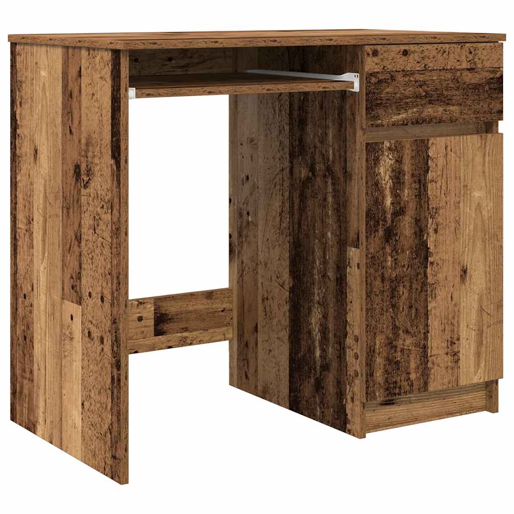 Scrivania Legno Antico 86x49x76 cm in Legno Multistrato - homemem39