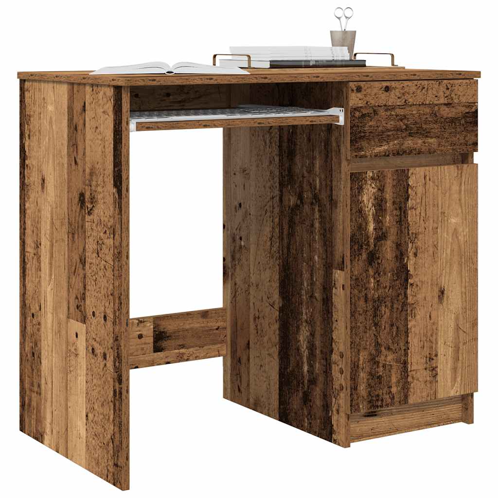 Scrivania Legno Antico 86x49x76 cm in Legno Multistrato
