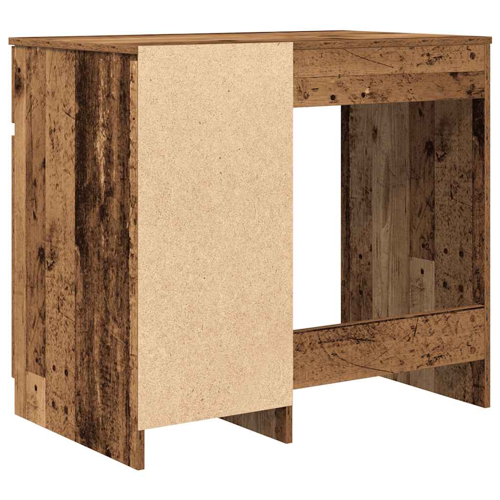Scrivania Legno Antico 86x49x76 cm in Legno Multistrato - homemem39