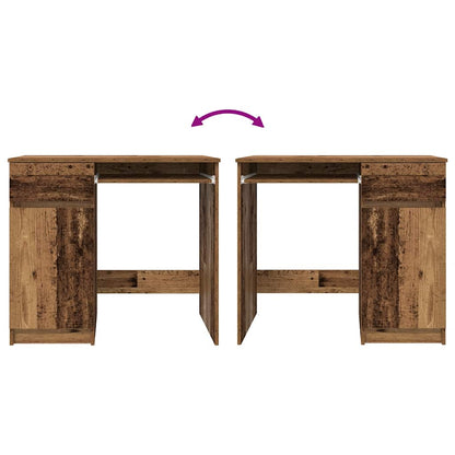 Scrivania Legno Antico 86x49x76 cm in Legno Multistrato - homemem39