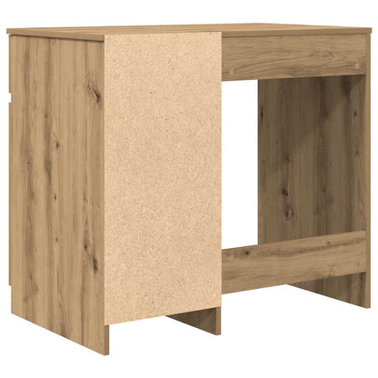 Scrivania Rovere Artigianale 86x49x76 cm in Legno Multistrato