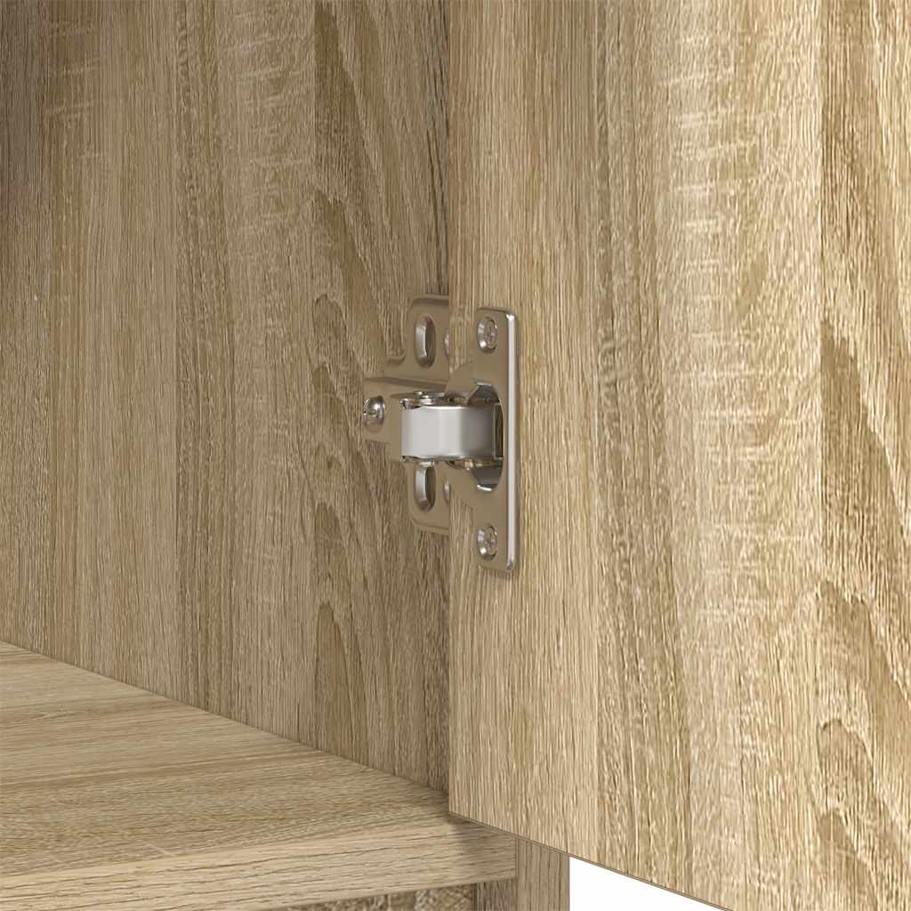 Credenza con Cassetti e Ante Rovere Sonoma 70,5x34x74,5 cm