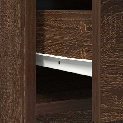 Credenza con Cassetti e Ante Rovere Marrone 73x31x90 cm | homemem39
