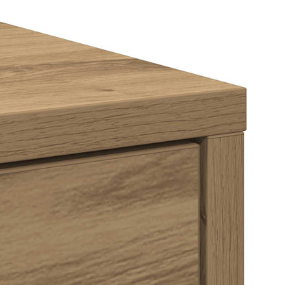 Credenza con Cassetti e Ante Rovere Artigianale 73x31x90 cm