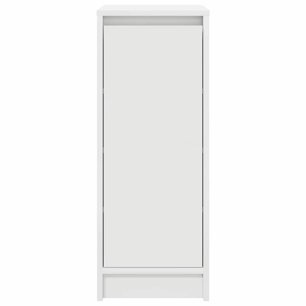 Scarpiera Bianca 29,5x34x76 cm in Legno Multistrato - homemem39