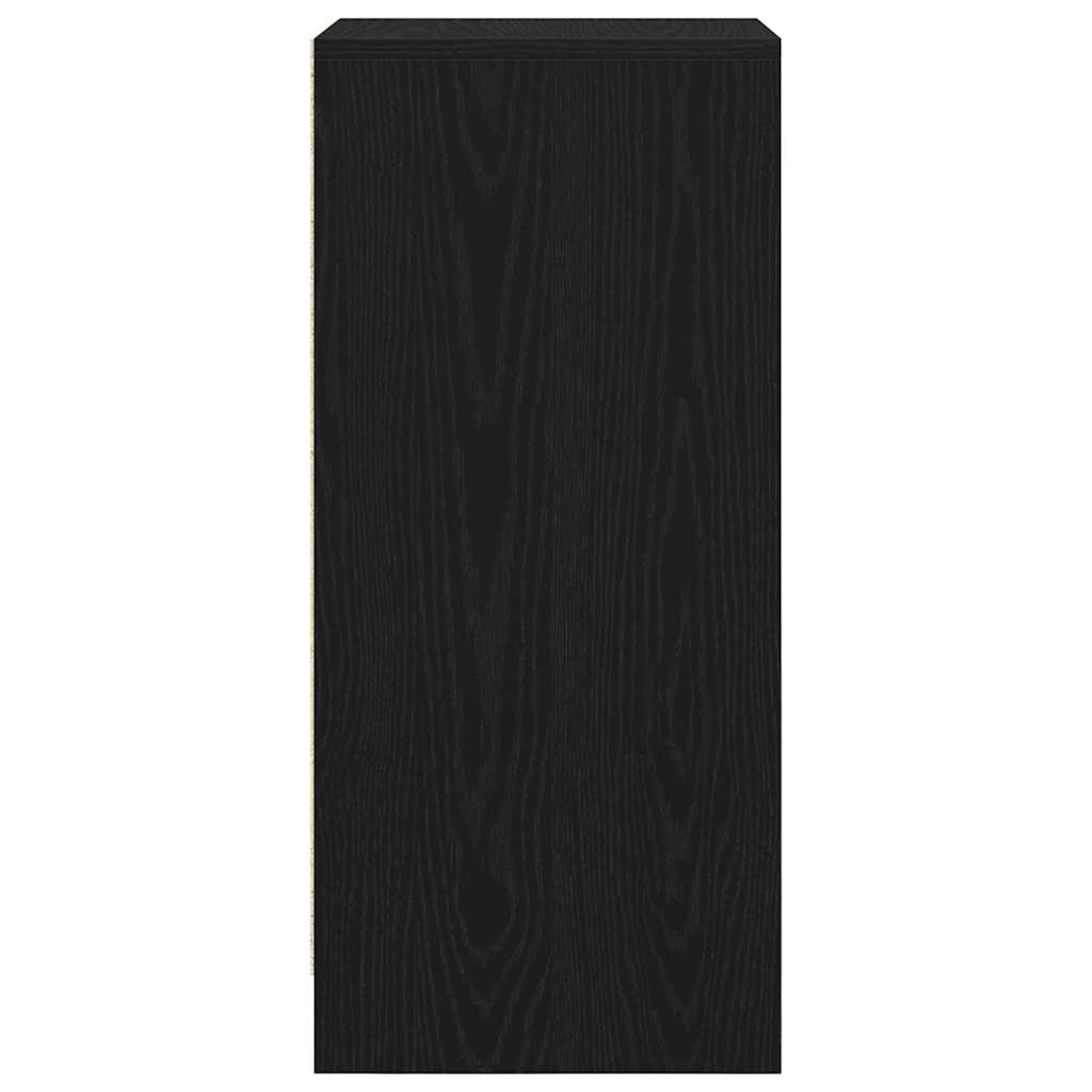 Scarpiera Rovere Nero 29,5x34x76 cm in Legno Multistrato - homemem39